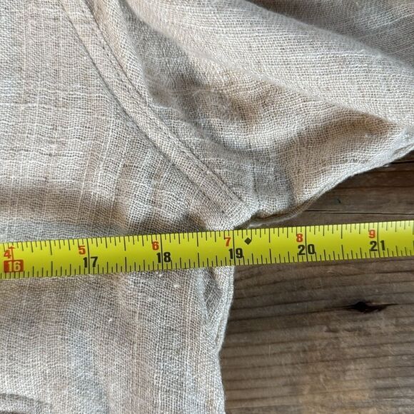 NWT Greylin Roca Relaxed Oatmeal Linen Jacket Size Small - Picture 8 of 12